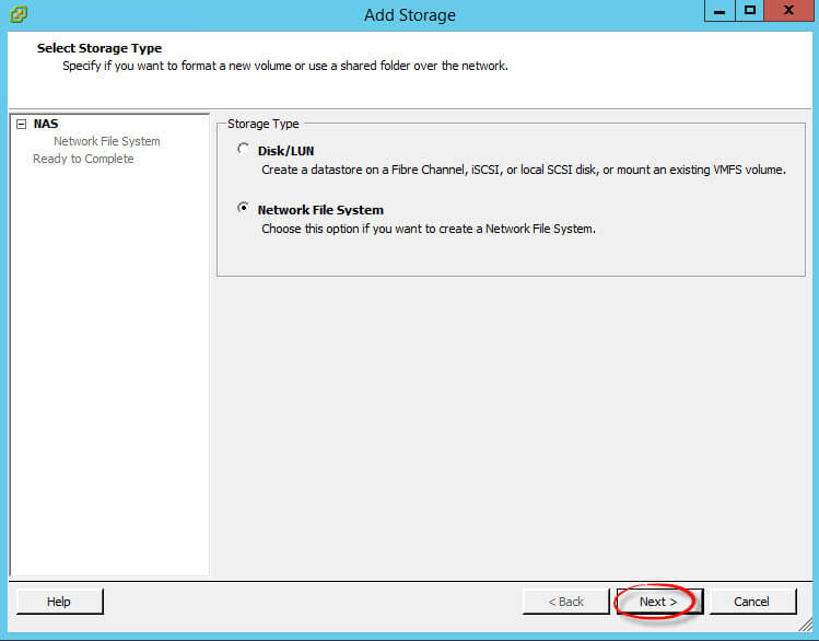 Как подключить NFS диск с Windows Server 2012 R2 в VMware ESXI 5.5-34