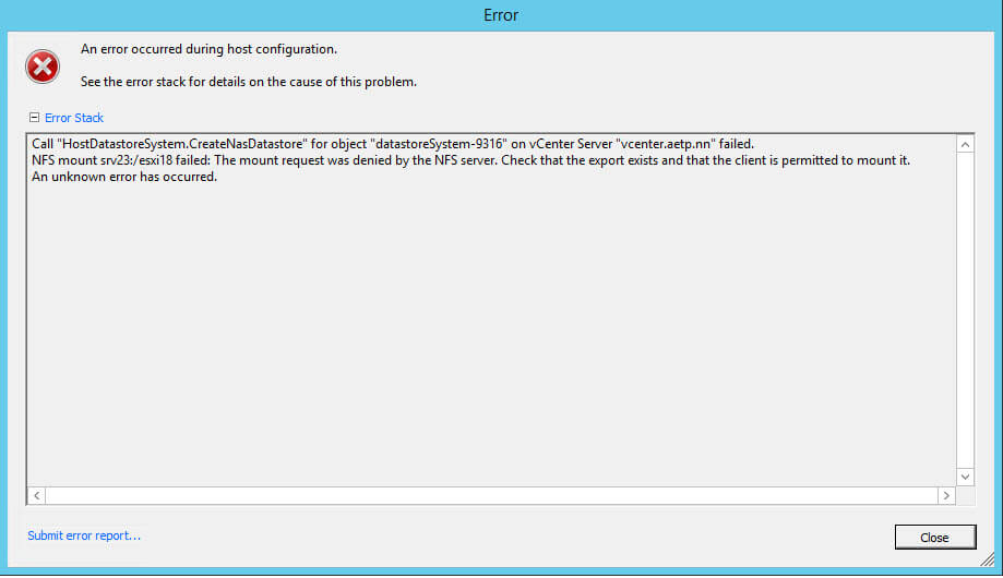 Как подключить NFS диск с Windows Server 2012 R2 в VMware ESXI 5.5-43