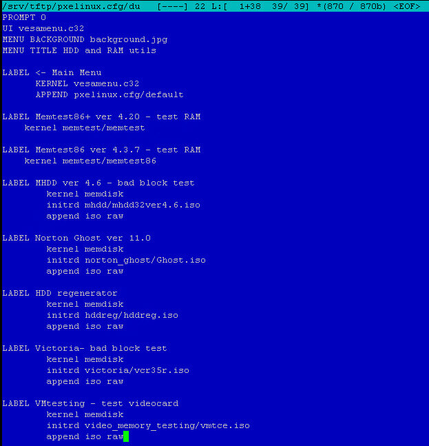 Как установить загрузочный PXE сервер для установки Windows, Linux, ESXI 5.5-13 часть. Добавляем VMtesting-04