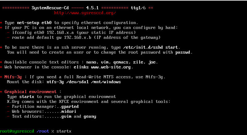 Как установить загрузочный PXE сервер для установки Windows, Linux, ESXI 5.5-17 часть. Добавляем SystemRescueCD-12