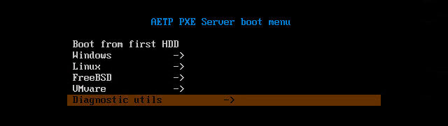 Как установить загрузочный PXE сервер для установки Windows, Linux, ESXI 5.5-8 часть. Добавляем Memtest86+-07