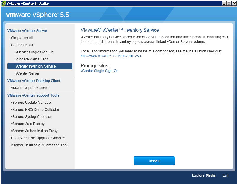 Как обновить Vcenter 5.5 Update 2 до vCenter 5.5 Update 3-20