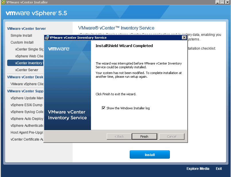 Как обновить Vcenter 5.5 Update 2 до vCenter 5.5 Update 3-25