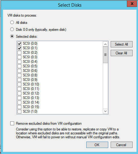 Как сделать резервную копию отдельного диска виртуальной машины в Veeam Backup Replication 7-06