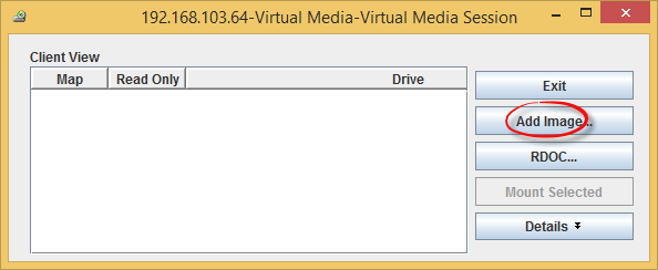 Как смонтировать iso в Virtual Media CDROM на сервере IBM System x3650 M3-08