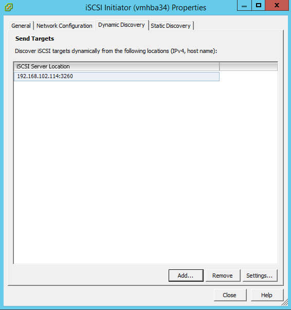 Как создать и подключить ISCSI диск с Open-e 7 в VMware ESXI 5.5-14