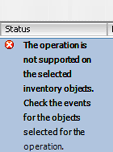 Ошибка The operation is not supported on the selected Inventory objects. Check the events for the objects selected for the operation При обновлении ESXI 5.5 хоста-00
