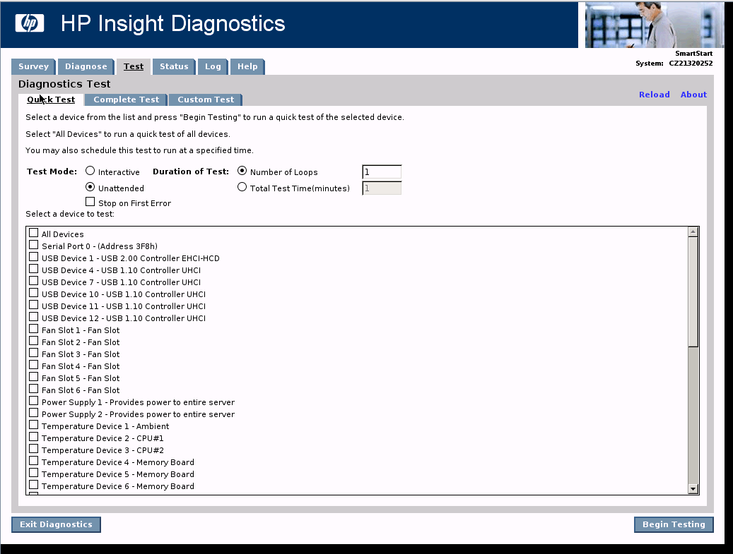 Диагностика HP ProLiant DL380 G7-08