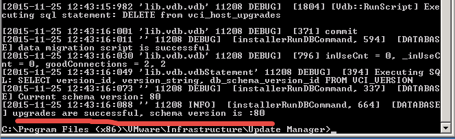 Ошибка The host returns esxupdate error code 99 при обновлении VMware ESXI 5.5-04