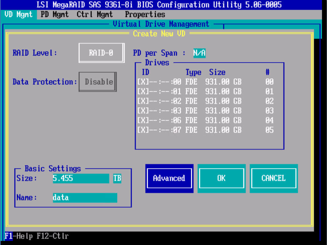 RAID-0 LSI 9381 8i