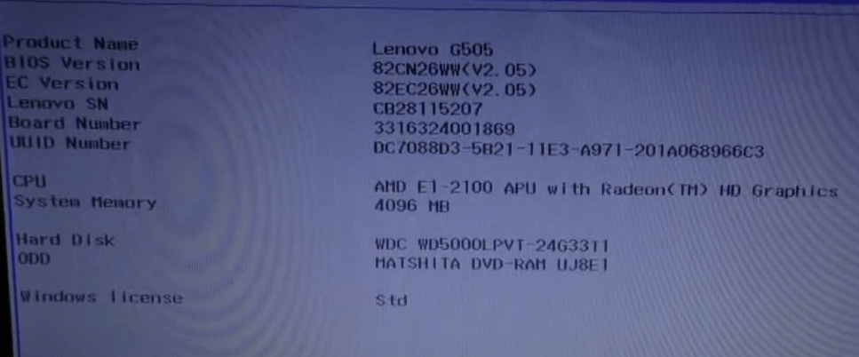 Как установить Windows 8.1 на ноутбук Lenovo G505, 500-2