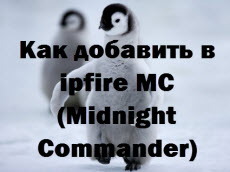 Как добавить в ipfire MC (Midnight Commander)