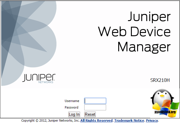 Как настроить сетевой интерфейс на маршрутизаторе juniper srx210-2