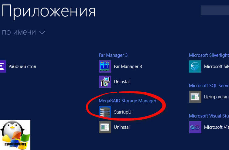 Программа megaraid storage manager