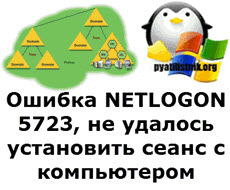 Ошибка NETLOGON 5723