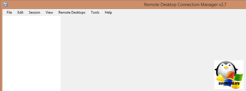 Настройка Remote Desktop Connection Manager