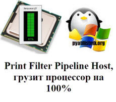 Print Filter Pipeline Host, загрузка процессора 100%