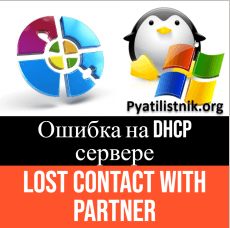 dhcp lost contact with partner logo