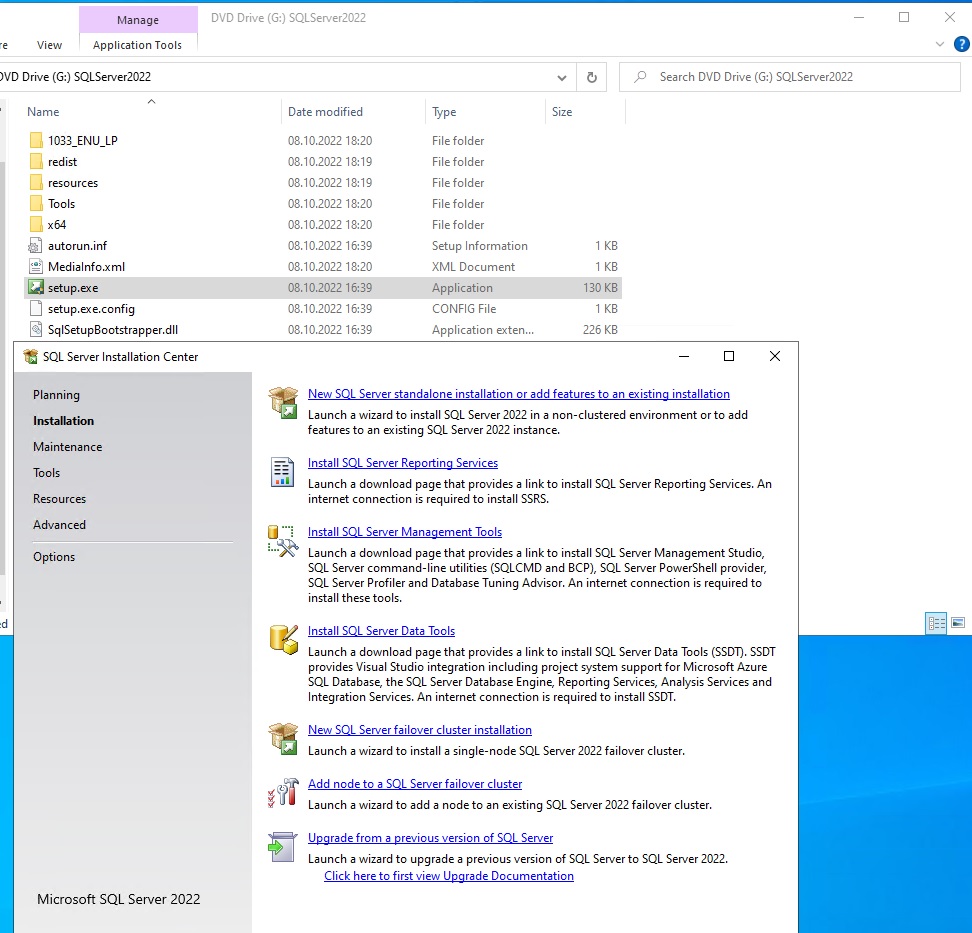 Тестирование работы AlwaysON при обновлении MS SQL Server с версии 2019 до версии 2022