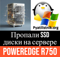 Пропали локальные диски на сервере PowerEdge R750